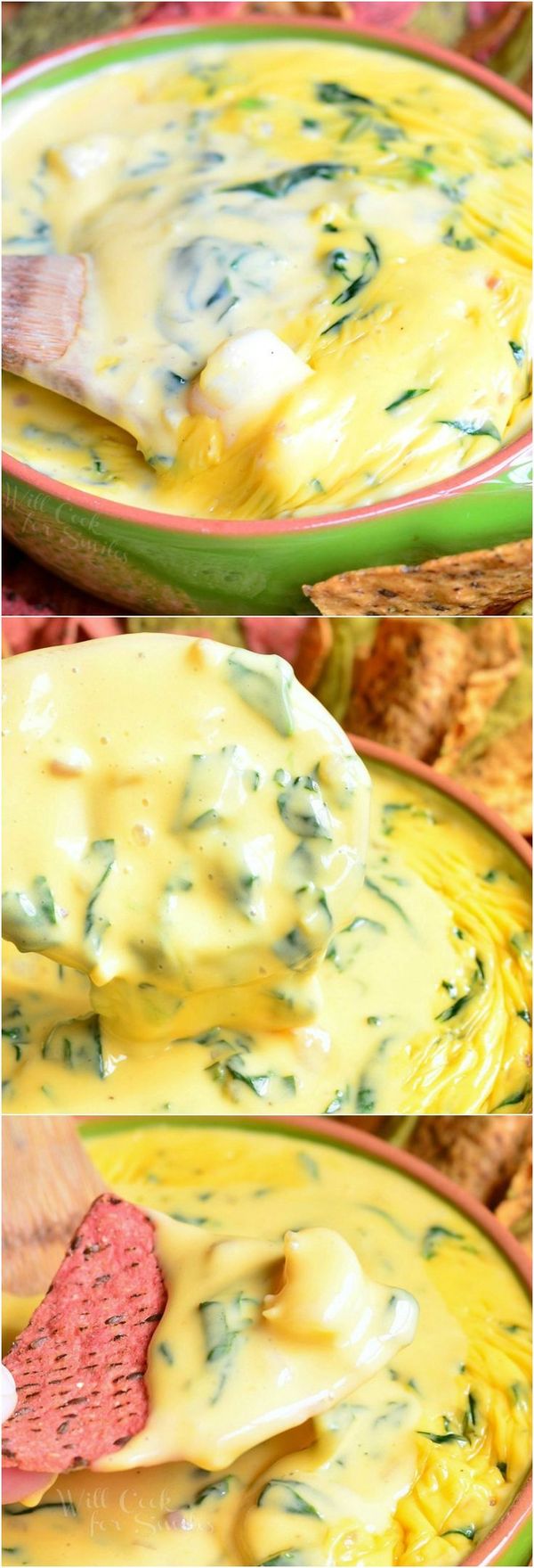 Easy Shrimp and Spinach Queso Dip