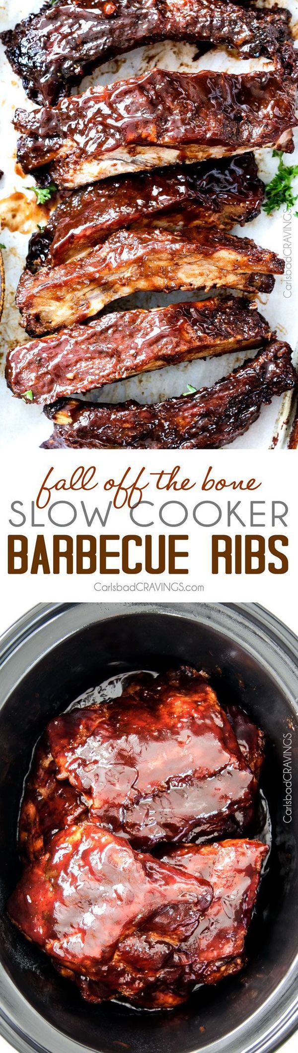 Easy Slow Cooker Barbecue Ribs