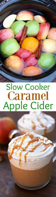 Easy Slow Cooker Caramel Apple Cider