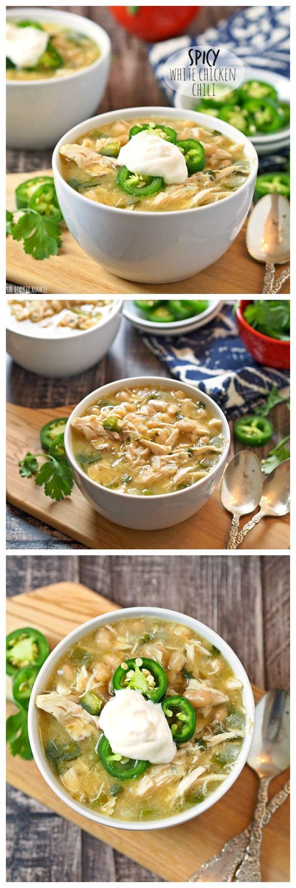 (Easy Spicy White Chicken Chili