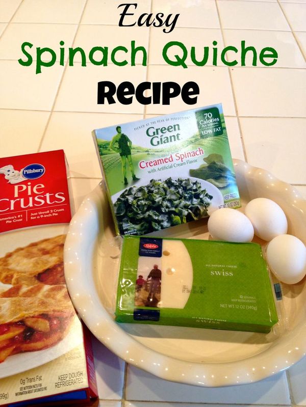 Easy Spinach Quiche