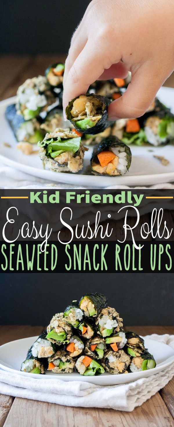 Easy Sushi Rolls: Seaweed Snack Roll Ups For Kids