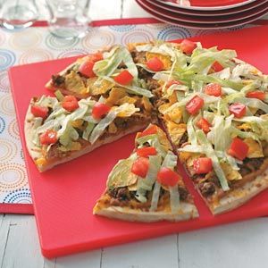 Easy Taco Pizza