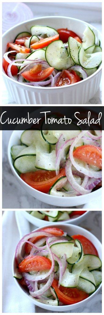 Easy Tomato Cucumber Salad