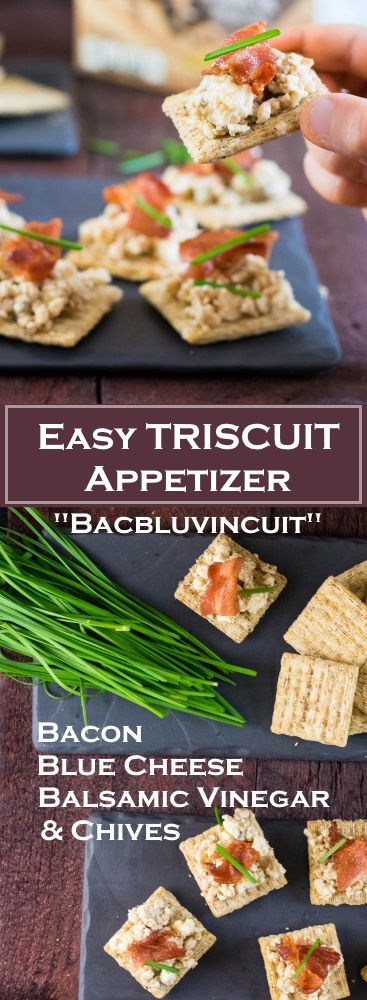 Easy TRISCUIT Appetizer – Bacbluvincuit