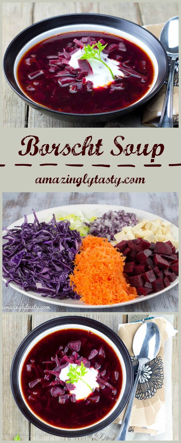 Easy vegetarian Borsch