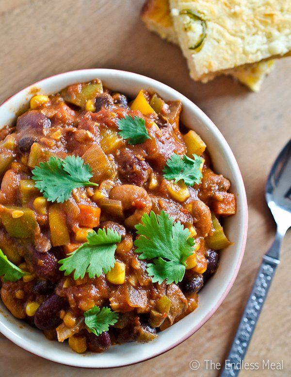 Easy Vegetarian Chili