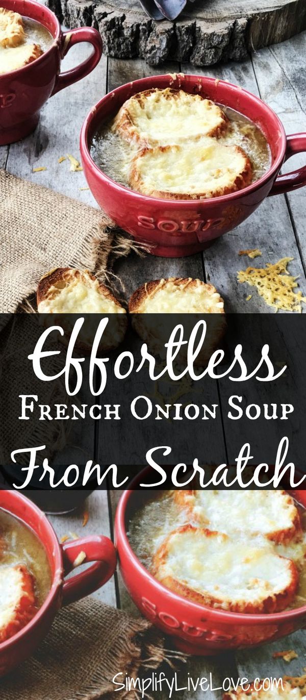 Effortless French Onion Soup Recipe (And giveaway…