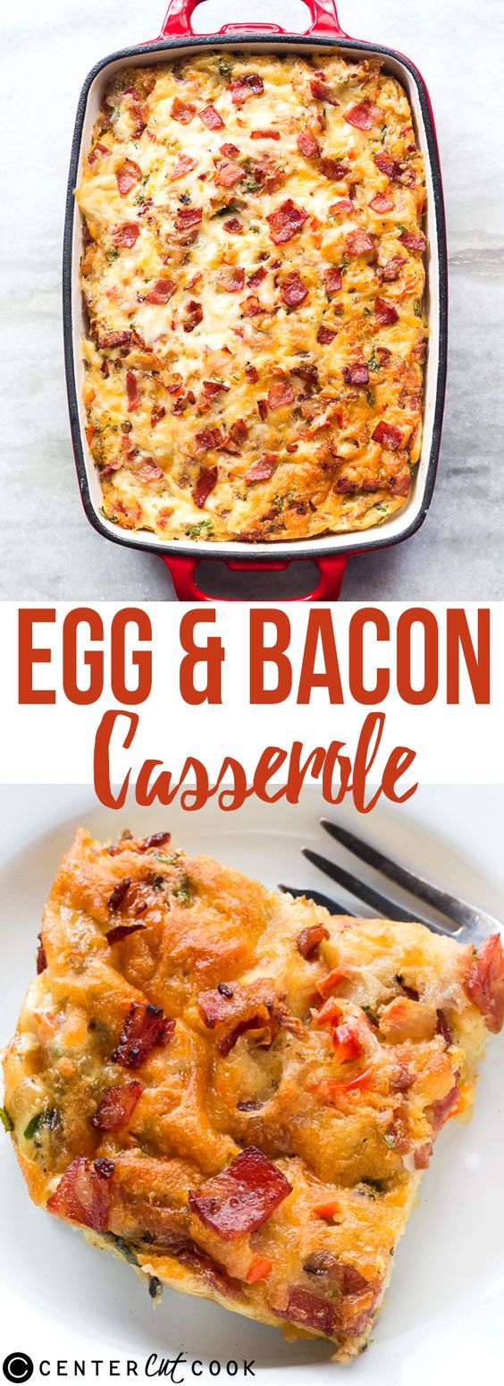 Egg and Bacon Breakfast Casserole