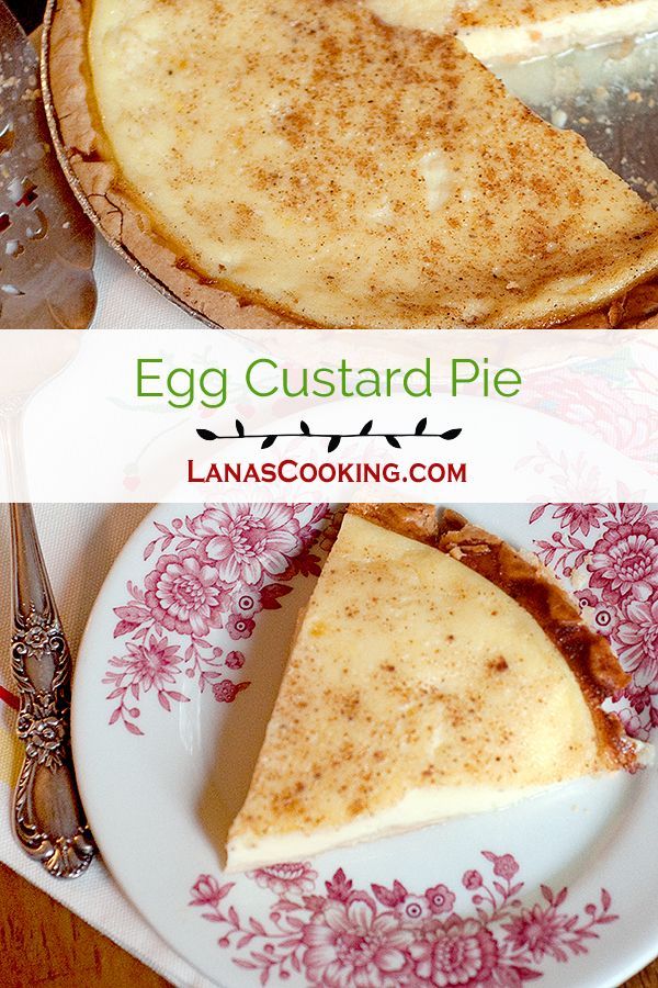 Egg Custard Pie