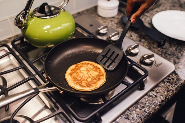 Egg Nog Pancakes + Egg Nog Syrup