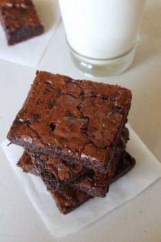 Eggless chocolate brownie