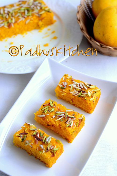 Eggless Mango Sooji Cake