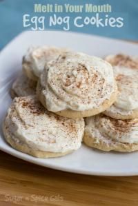 Eggnog Christmas Sugar Cookies