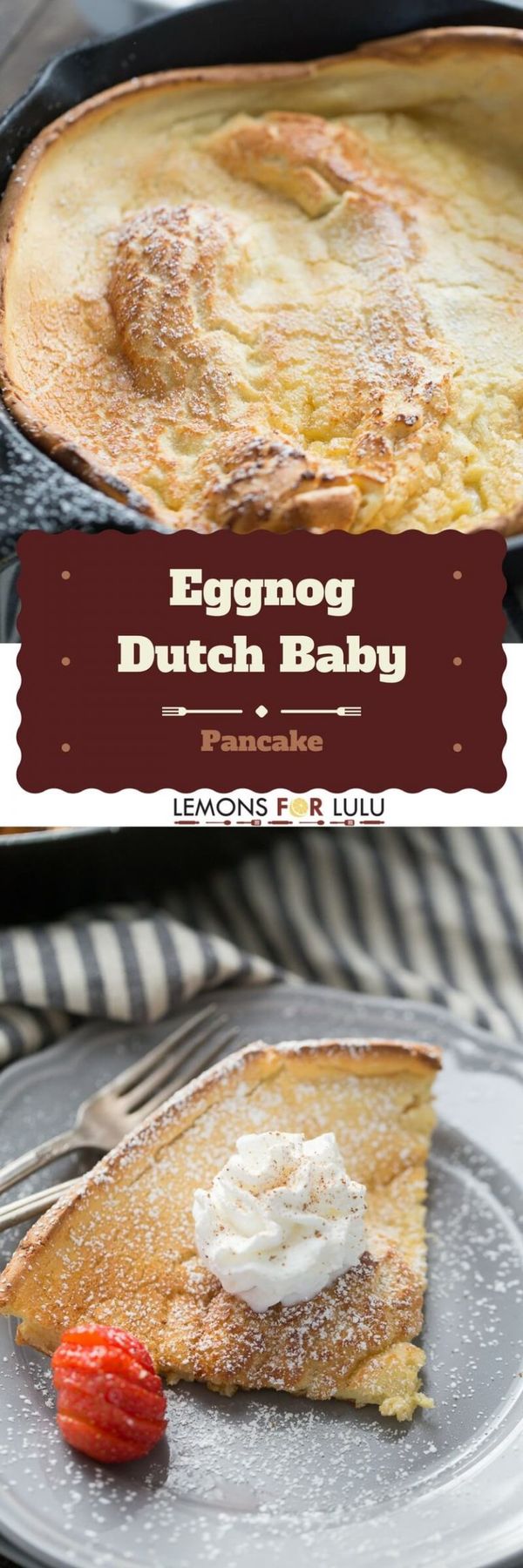 Eggnog Dutch Baby Pancake