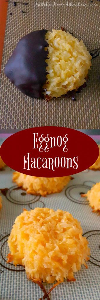 Eggnog Macaroons #SundaySupper