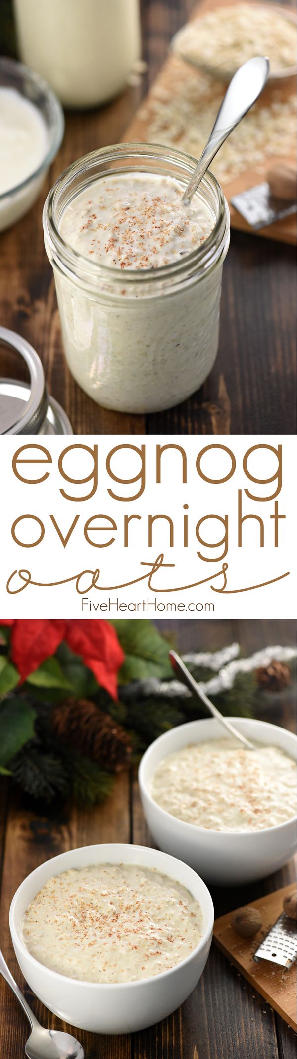 Eggnog Overnight Oats