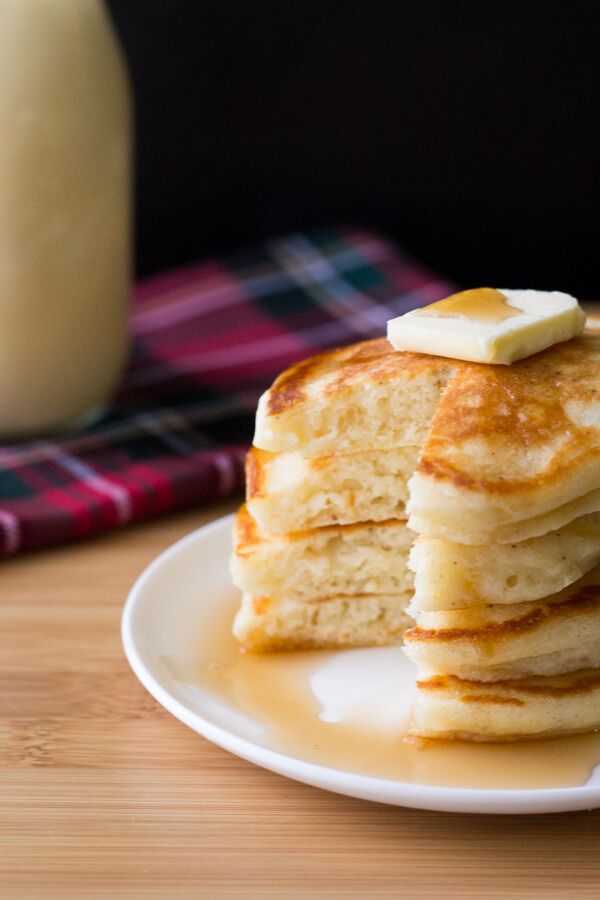 Eggnog Pancakes