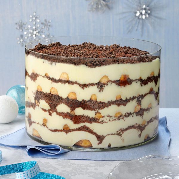 Eggnog Tiramisu Trifle