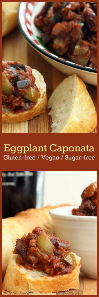 Eggplant Caponata (Gluten-Free, Vegan, Sugar-Free