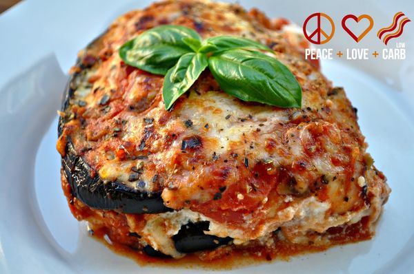 Eggplant Lasagna with Meat Sauce – Low Carb, Gluten Free