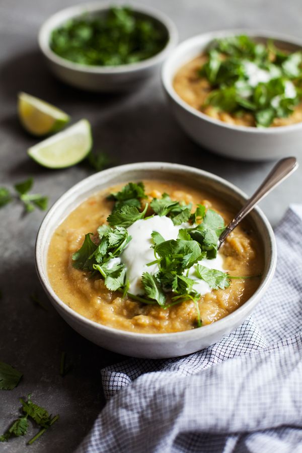 Egyptian Spiced Red Lentil Soup