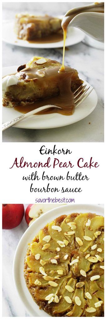 Einkorn Almond Pear Cake