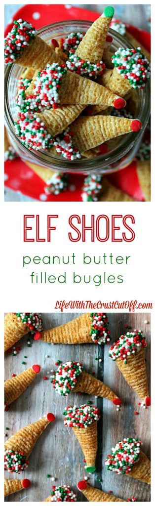 Elf Shoes (Peanut Butter Filled Bugles