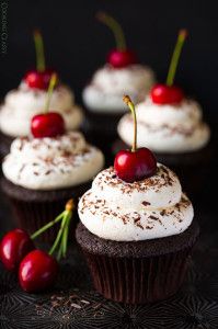 Enchanted Black Forest Cupcakes