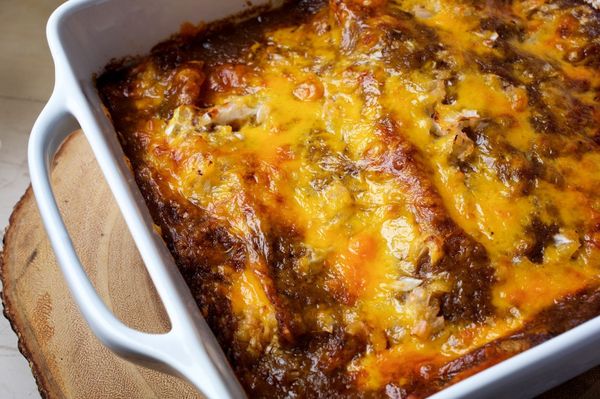 Enchiladas With Chili Gravy