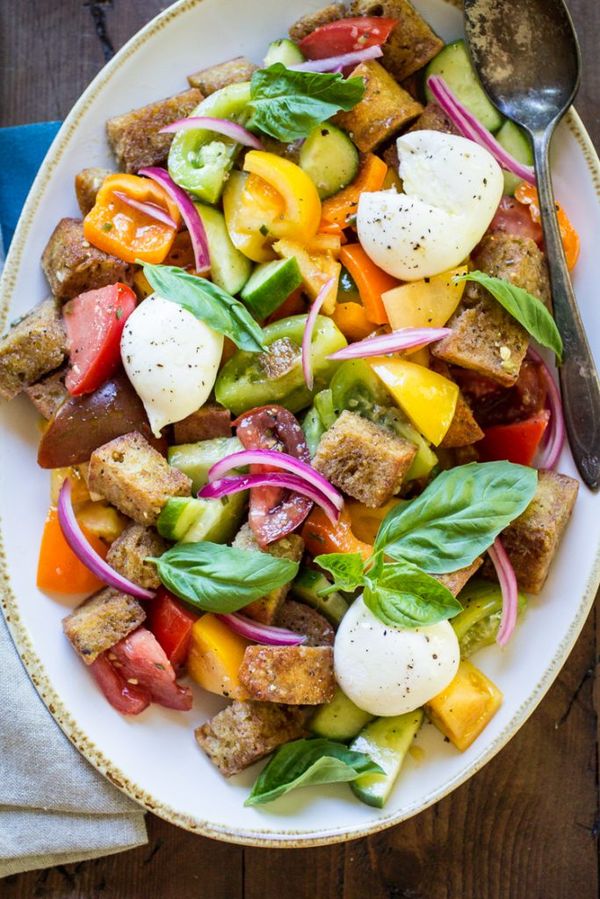 End of Summer Panzanella Salad