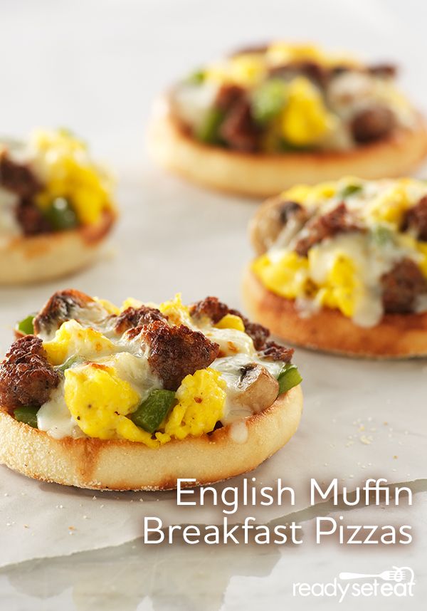 English Muffin Breakfast Pizzas