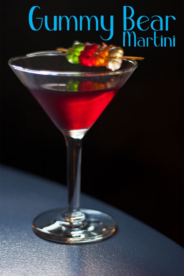 Enjoy the Sweet Candy Taste of a Gummy Bear Martini