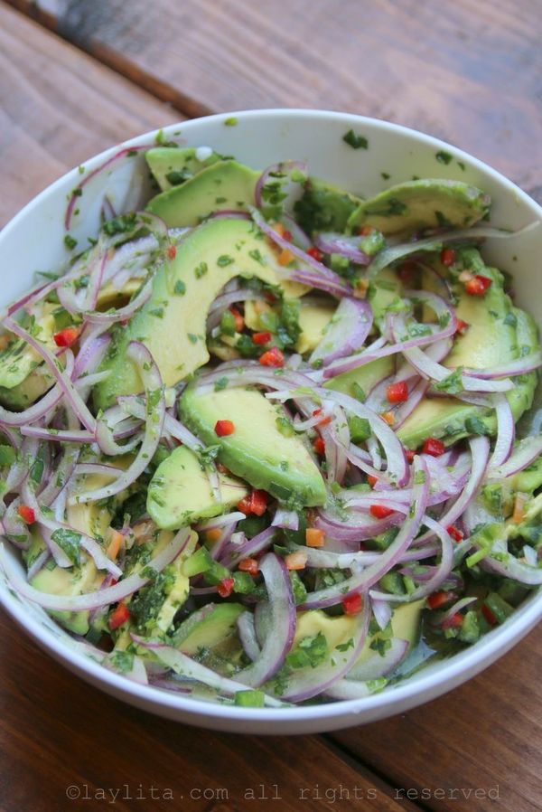 Ensalada de aguacate