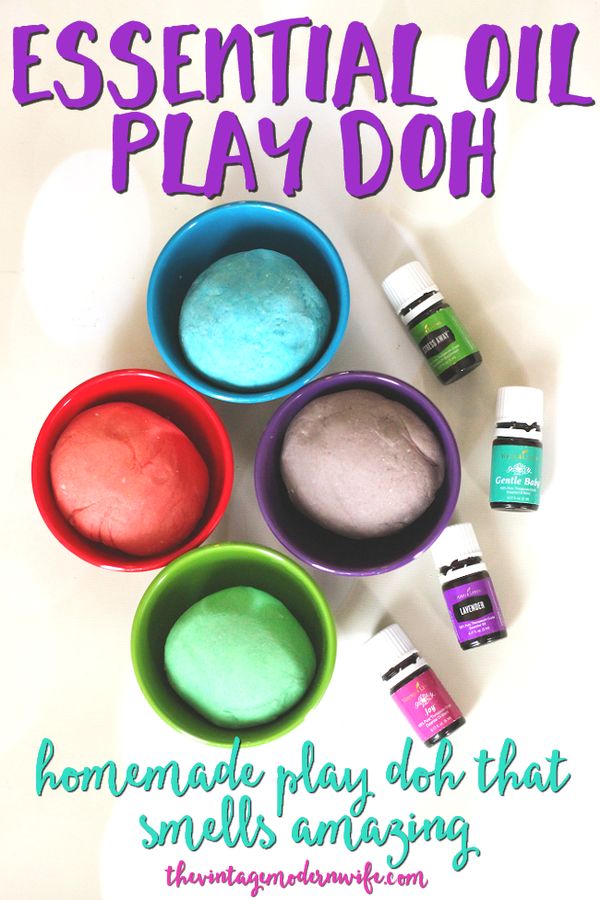 Essential Oil Play Doh