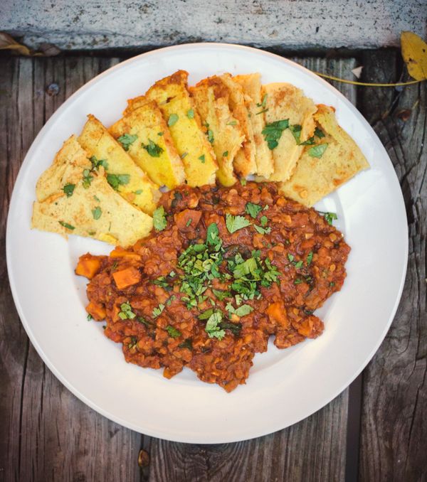 Ethiopian Red Lentil and Sweet Potato Curry