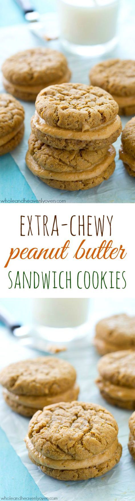 Extra-Chewy Peanut Butter Sandwich Cookies