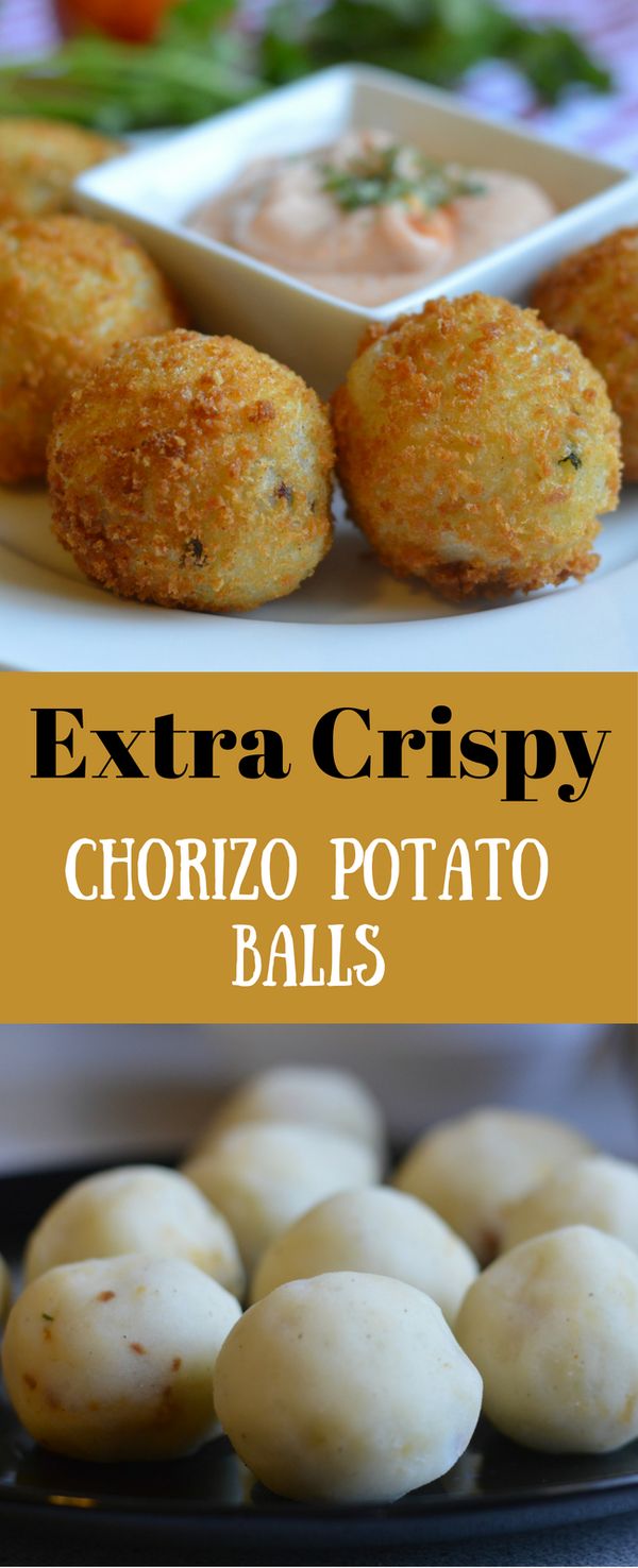 Extra Crispy Chorizo Potato Balls