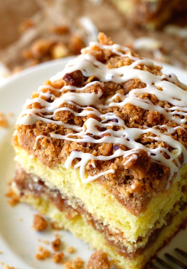 Extreme Crumb Cinnamon Roll Coffee Cake