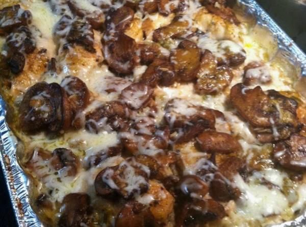 FAIR OAKS CHICKEN - with sauteed mushrooms, rice, and cheese