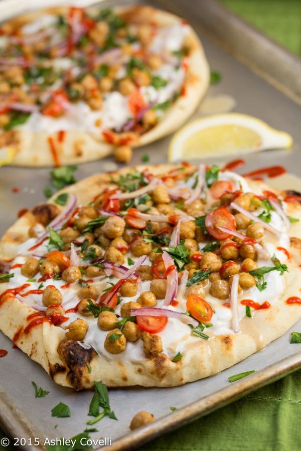 Falafel-Spiced Chickpea Flatbreads