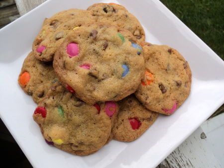 Famous Smartie Cookies