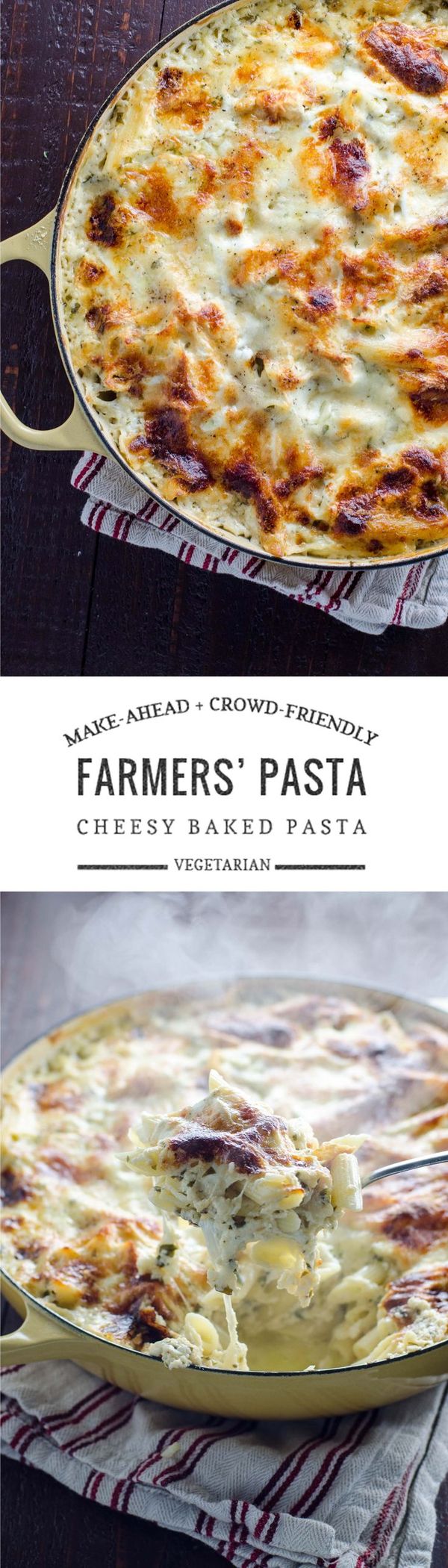 Farmers' Pasta: Vegetarian Baked Pasta to Feed a Crowd