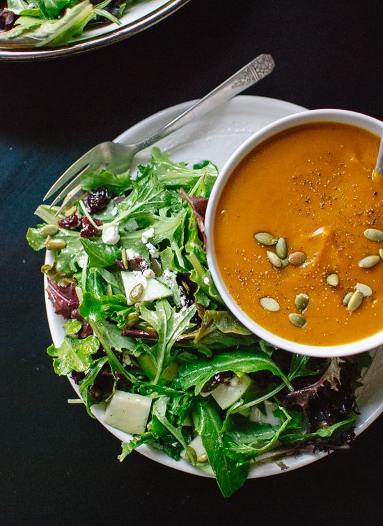 Favorite Green Salad with Apples, Cranberries and Pepitas