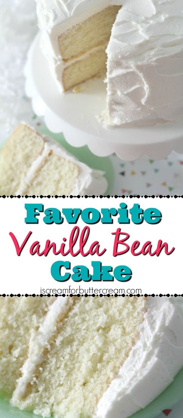 Favorite Vanilla Bean Cake