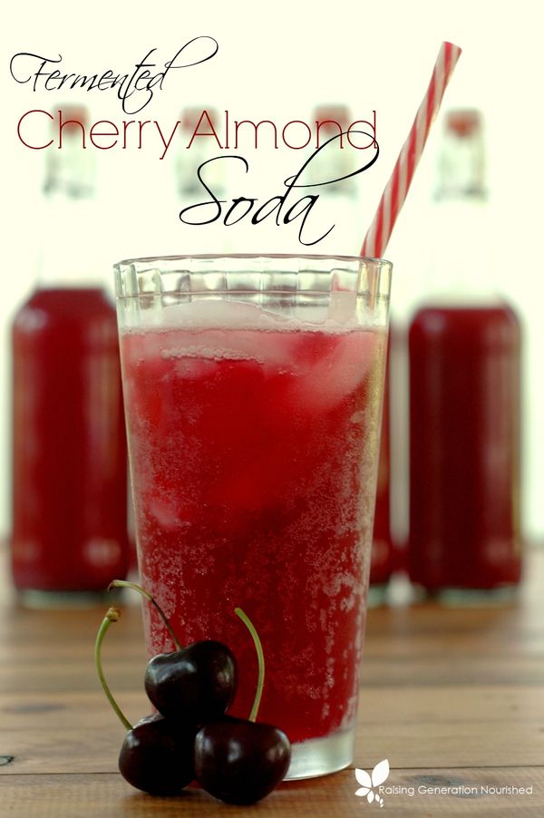 Fermented Cherry Almond Soda