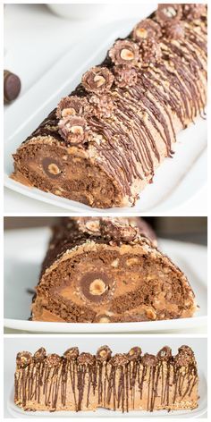 Ferrero Rocher Cake Roll