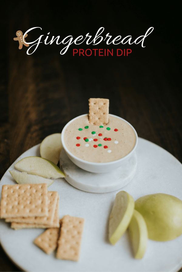 Festive Gingerbread Protein Dip For Your Next Holiday Party