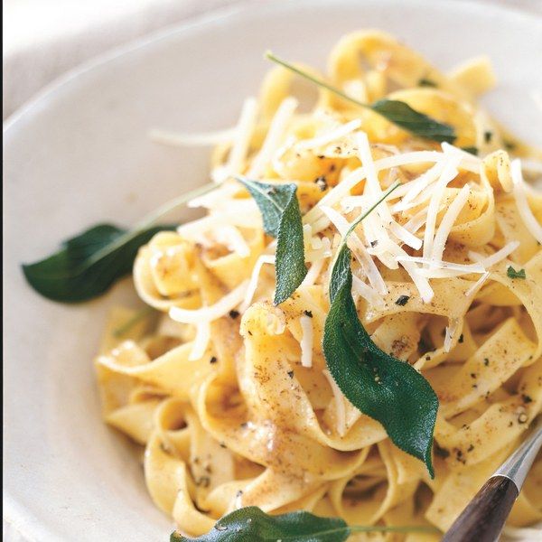 Fettuccine with Brown Butter and Sage