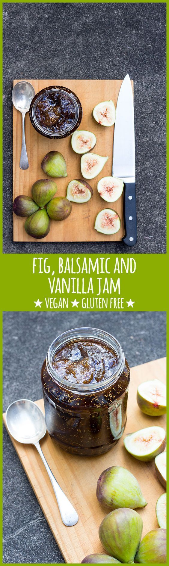 Fig, balsamic and vanilla jam